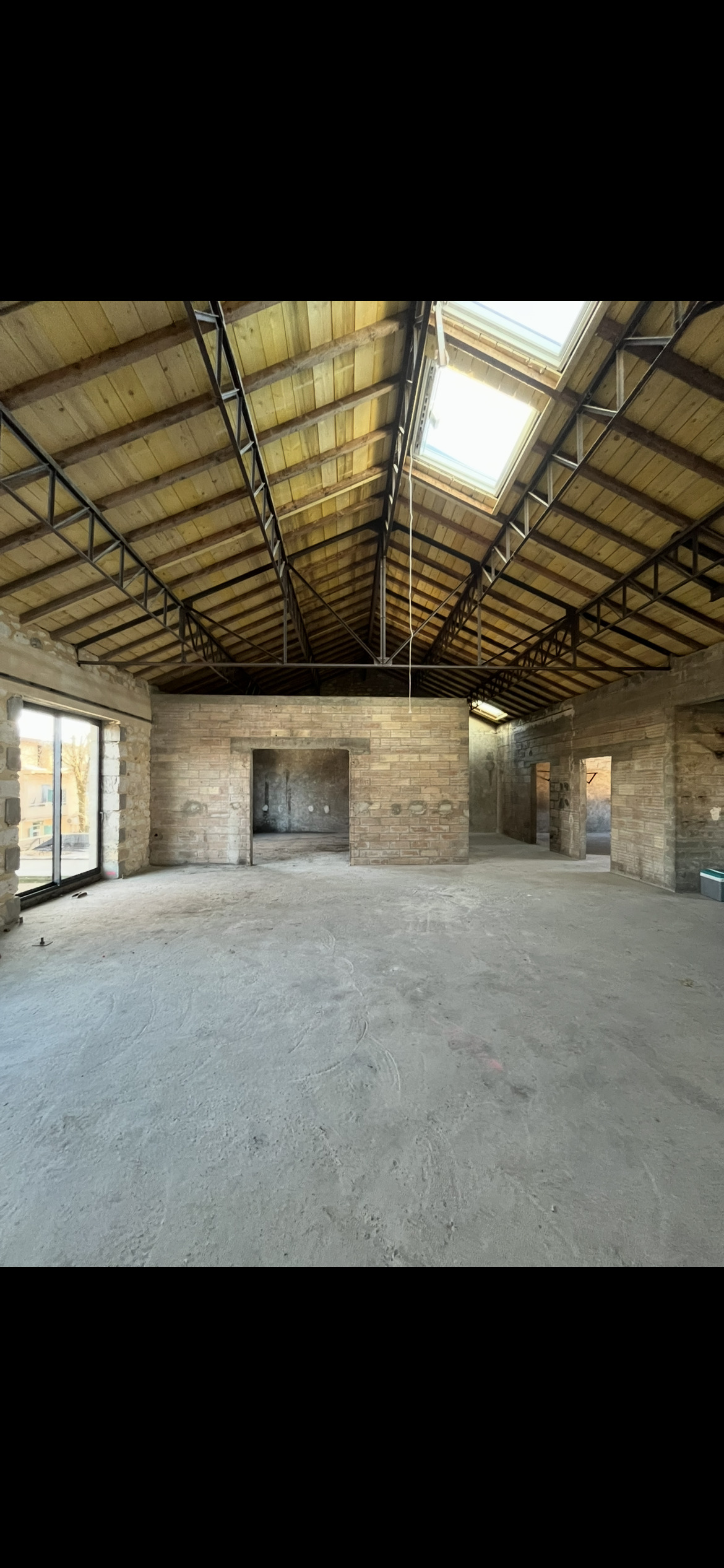 Maison en rénovation avant travaux de placo